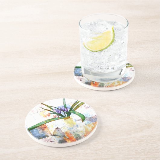 Abstract Onderzetter (Zijkant)