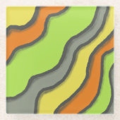 Abstract onderzetter glazen onderzetter (Voorkant)