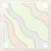 Abstract onderzetter glazen onderzetter (Achterkant)