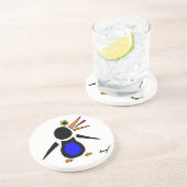 Abstract Onderzetter Penguin (Zijkant)