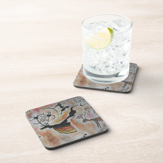 Abstract Onderzetter van de Kunst (Rechterzijde)