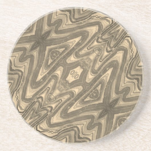 Abstract Onderzetter van de zandsteen van de aarde (Voorkant)