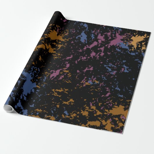 Abstract oneffen patroon cadeaupapier (Uitgerold)