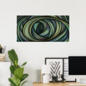 Abstract ontwerp 11 poster (Thuiskantoor)