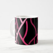 Abstract ontwerp 2 koffiemok (Voorkant links)