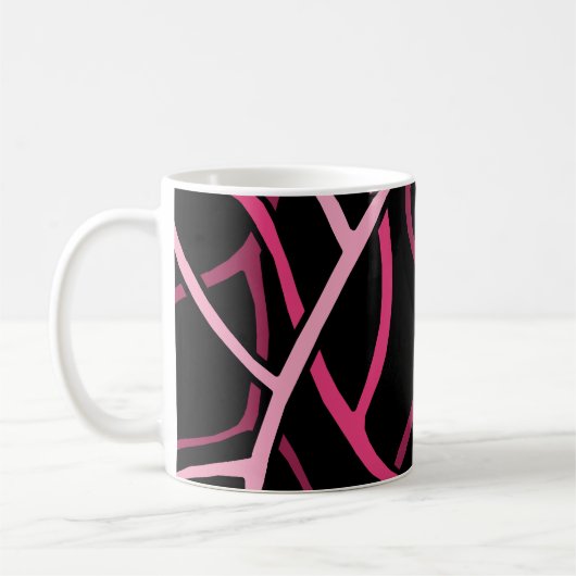 Abstract ontwerp 2 koffiemok (Links)