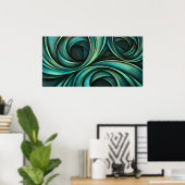 Abstract ontwerp 4 poster (Thuiskantoor)