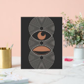 Abstract ontwerp acryl bord (Huwelijk)