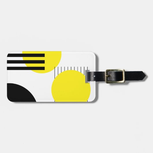 Abstract ontwerp bagagelabel (Voorkant horizontaal)