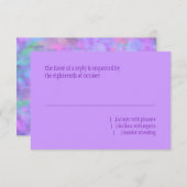 Abstract ontwerp BBT Mitzvah RSVP (Voorkant / Achterkant)