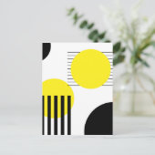 Abstract ontwerp briefkaart (Staand voorkant)