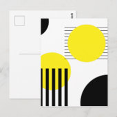 Abstract ontwerp briefkaart (Voorkant / Achterkant)
