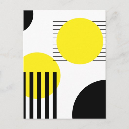 Abstract ontwerp briefkaart (Voorkant)
