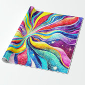 ABSTRACT ONTWERP BUITENRUIMTE CADEAUPAPIER (Uitgerold)