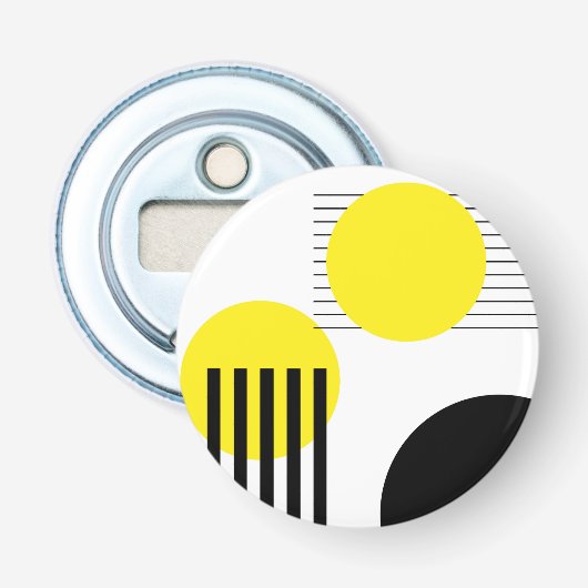 Abstract ontwerp button flesopener (Voorkant)