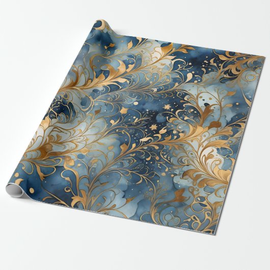 Abstract ontwerp cadeaupapier (Uitgerold)