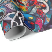 Abstract ontwerp cadeaupapier (Rol Hoek)