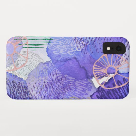Abstract ontwerp Case-Mate iPhone case (Achterkant (horizontaal))