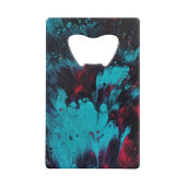 Abstract ontwerp. creditkaart flessenopener (Achterkant)