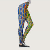Abstract ontwerp Dierlijk huideffect Leggings (Rechts)
