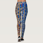 Abstract ontwerp Dierlijk huideffect Leggings (Achterkant)