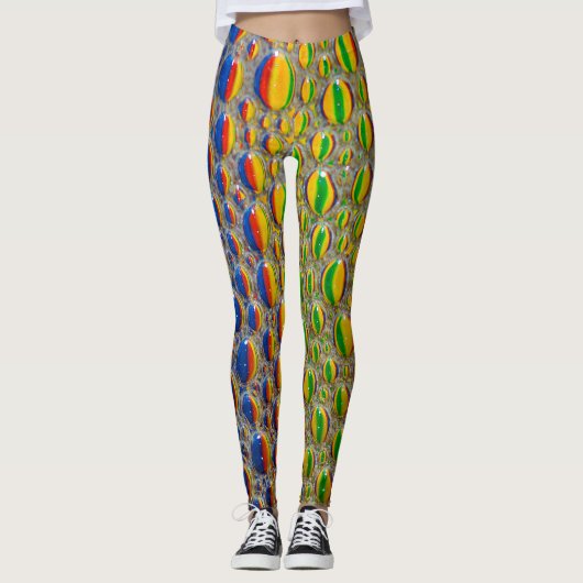 Abstract ontwerp Dierlijk huideffect Leggings (Voorkant)