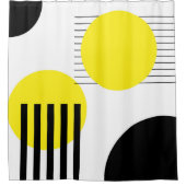Abstract ontwerp douchegordijn (Voorkant)