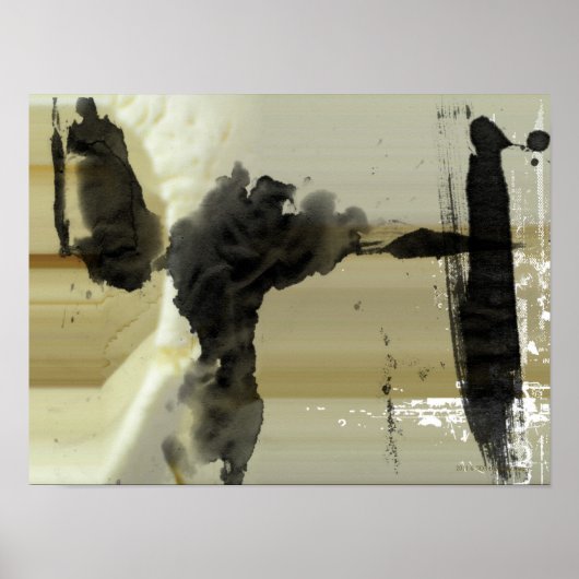 Abstract ontwerp en strepen poster (Voorkant)