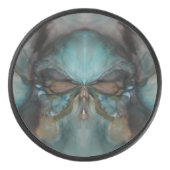 Abstract ontwerp eng Viking-masker Hockey Puck (Voorkant)