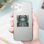Abstract ontwerp eng Viking-masker Sticker (Telefoon)