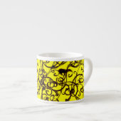 Abstract ontwerp espresso kop (Voorkant rechts)