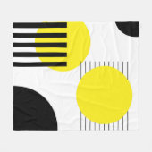 Abstract ontwerp fleece deken (Voorkant (Horizontaal))