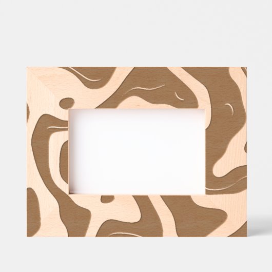 Abstract ontwerp geëtst Afbeelding Lijst Gegraveerde Lijstjes (Voorkant)