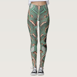 Abstract ontwerp gemaakt door klassieke Koreaanse Leggings
