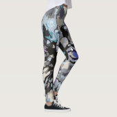 Abstract ontwerp, gemarmerde Leggings patronen (Rechts)