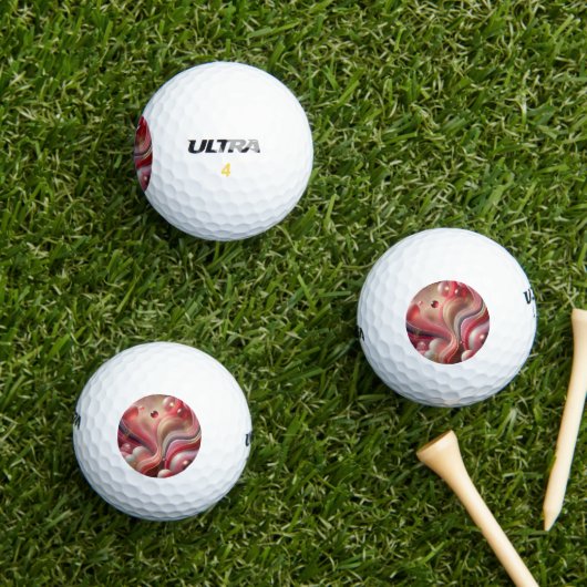 Abstract Ontwerp Golfballen - Artistic Touch (Insitu Gras)
