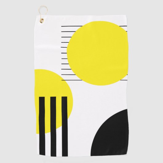 Abstract ontwerp golfhanddoek (Voorkant)