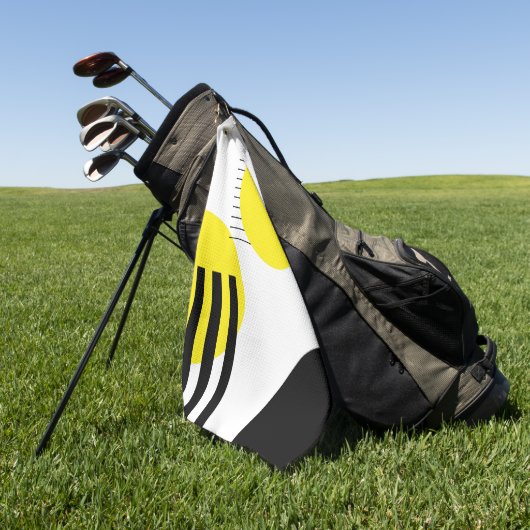 Abstract ontwerp golfhanddoek (Groen)