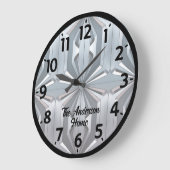 Abstract ontwerp grote klok (Hoek)