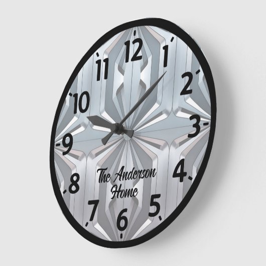 Abstract ontwerp grote klok (Hoek)