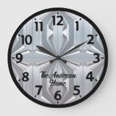 Abstract ontwerp grote klok (Voorkant)