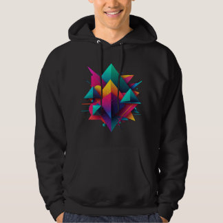 abstract ontwerp hoodie