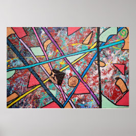 Abstract ontwerp I afdrukken Poster