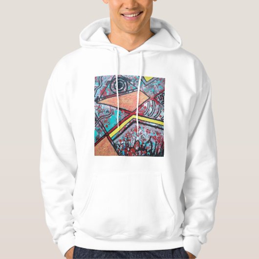 Abstract ontwerp II Hoodie (Voorkant)