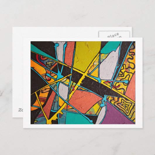 Abstract ontwerp III-Briefkaart Briefkaart (Voorkant / Achterkant)