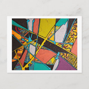 Abstract ontwerp III-Briefkaart Briefkaart