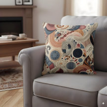 Abstract ontwerp in bohemien kleuren