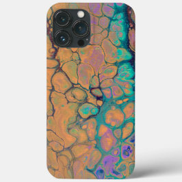 Abstract ontwerp in levendige kleuren iPhone case