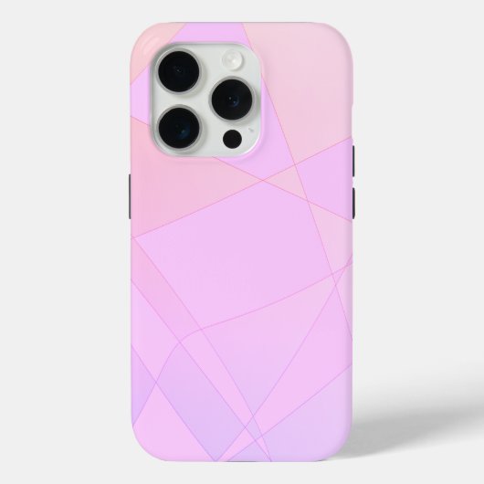 Abstract ontwerp in mooie zachte kleuren Case-Mate iPhone case (Achterkant)
