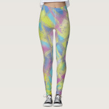 Abstract ontwerp in paarse geel blauw